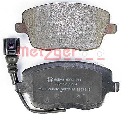 METZGER 1170246 Bremsbelagsatz, Scheibenbremse